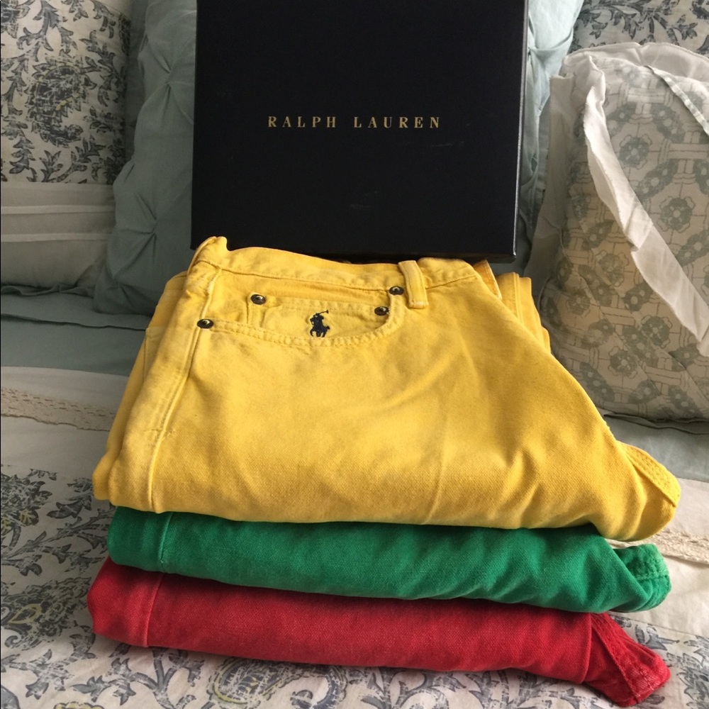 🛑SOLD 🛑Ralph Lauren 💛♦️💚